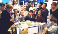 Ученики воскресной школы посетили уникальную книжную выставку в городской библиотеке