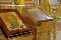 Икона с мощами святого Николая Чудотворца прибыла в главный собор края