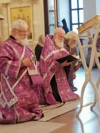 В храмах Хабаровской епархии начались чинопоследования с чтением акафиста Божественным Страстям Христовым