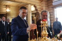 Дмитрий Демешин посетил Казанский храм-памятник воинской славы