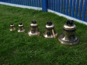 В Охотск прибыли колокола для звонницы Спасо-Преображенского храма