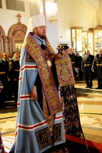 Митрополит Владимир принял участие в праздновании Дня войск национальной гвардии России