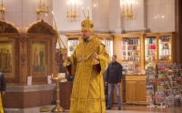 В Неделю 22-ю по Пятидесятнице глава Приамурской митрополии совершил Божественную литургию в Спасо-Преображенском кафедральном соборе