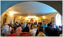Освящение храма святого великомученика Пантелеимона на Камчатке (9 августа 2008 года)