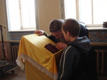 Божественная литургия в престольный праздник храма святого Даниила Московского