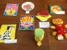 Выставка творческих работ воспитанников детских домов  в  Градо - Хабаровском соборе Успения Божией Матери.