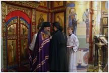 Богослужение в день памяти апостола Иоанна Богослова в храме Хабаровской семинарии (21 мая 2010 года)
