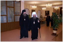 Митрополит Саранский и Мордовский в Хабаровской духовной семинарии (18 июня 2010 года)