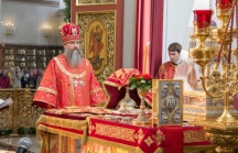 Божественная литургия в Спасо-Преображенском кафедральном соборе 30 апреля 2019 г.