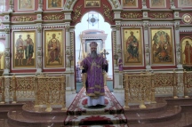 Божественная литургия в Спасо-Преображенском кафедральном соборе 27 сентября 2019 г.