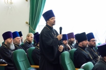 Годовое епархиальное собрание в Хабаровской семинарии 11 декабря 2019 г.