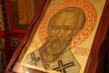 Состоялось торжественное перенесение иконы с мощами святого Николая Чудотворца в главный собор края 18 декабря 2021 года