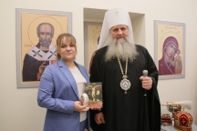 Молебен в фонде «Защитники Отечества»