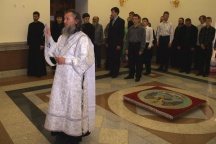 Всенощное бдение на освящение храма Хабаровской духовной семинарии (29 мая 2007 года)
